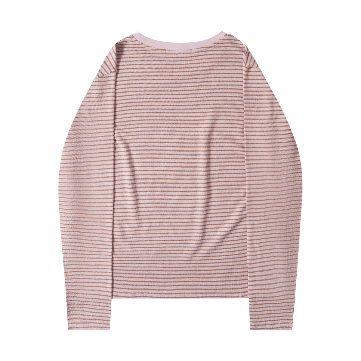 Striped Long Sleeve Round Neck T-shirt