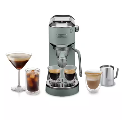 DELONGHI DEDICA DUO ESPRESSO COFFEE MACHINE GREEN EC890-GR_GREEN