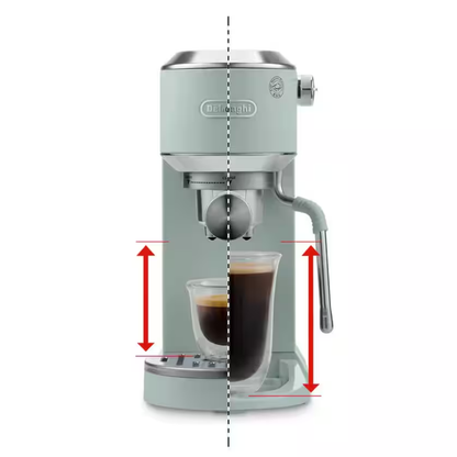 DELONGHI DEDICA DUO ESPRESSO COFFEE MACHINE GREEN EC890-GR_GREEN