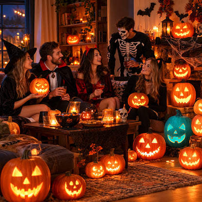 Halloween Pumpkin Lantern Luminous Prop – 1PC