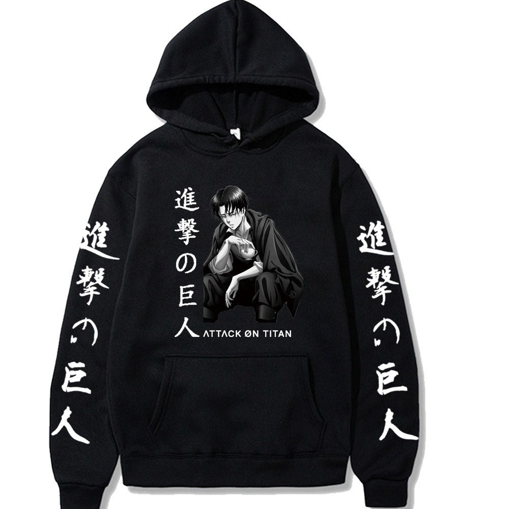 Attack on Titan Printed Hooded Sweatshirt for Mens