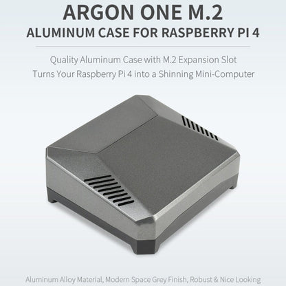 Waveshare Argon One M.2 Aluminum Case For Raspberry Pi 4, with M.2 Expansion Slot