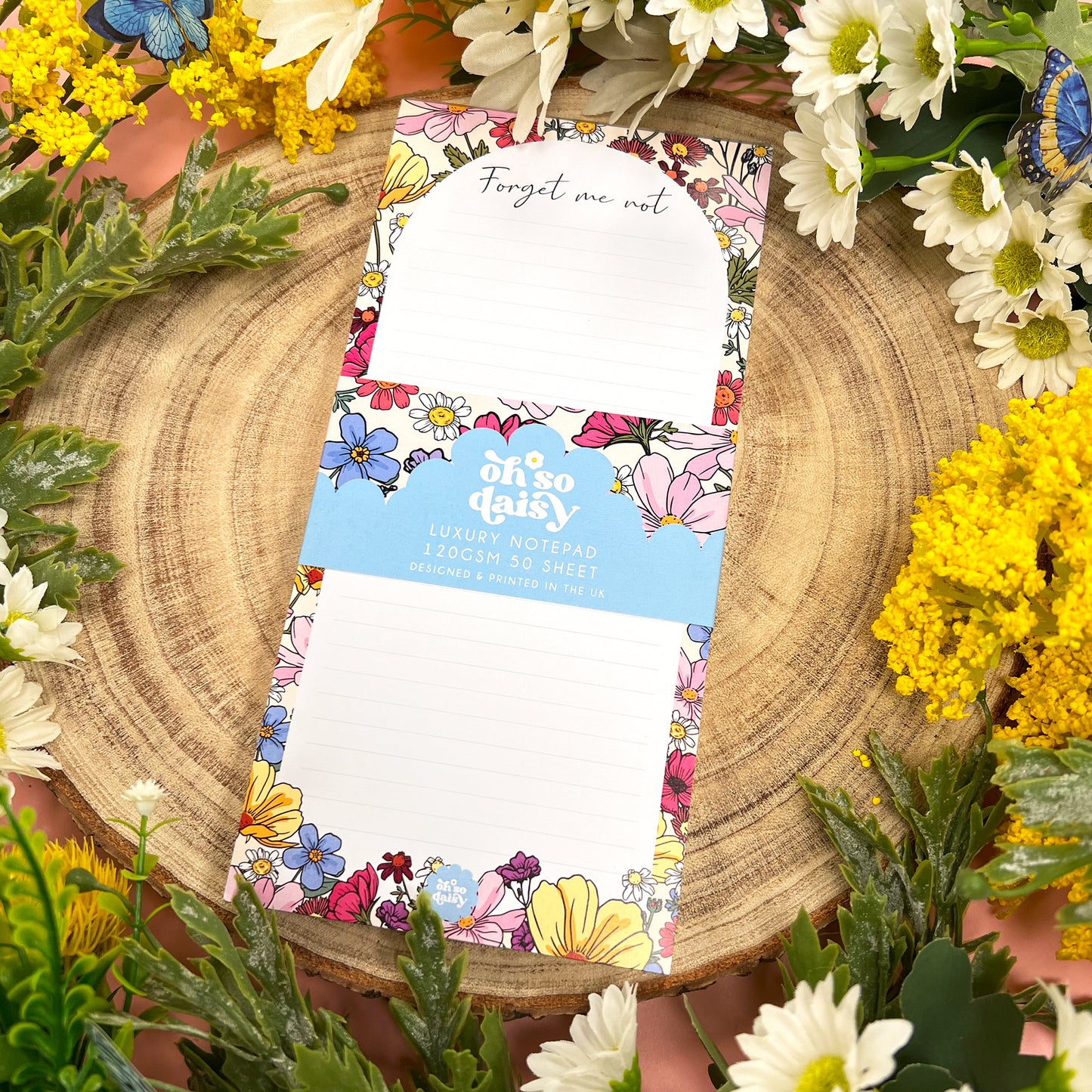 SHE’S A WILDFLOWER DL SHOPPING LIST NOTEPAD