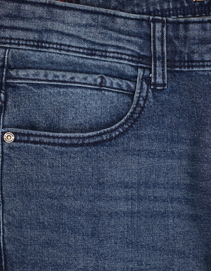 Men's Light Green Tinted Denim Jeans
