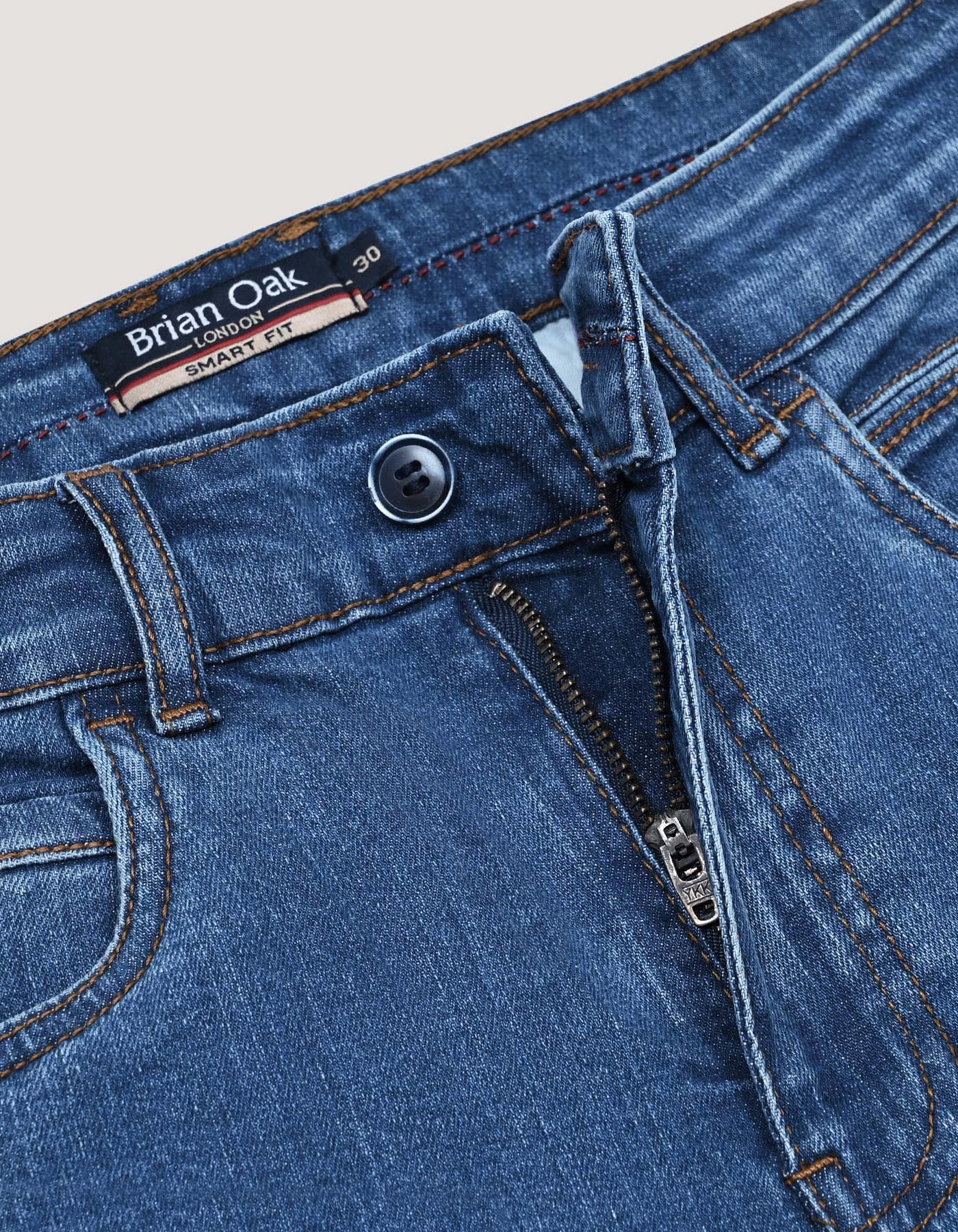 Shorts en jean Smart Fit bleus