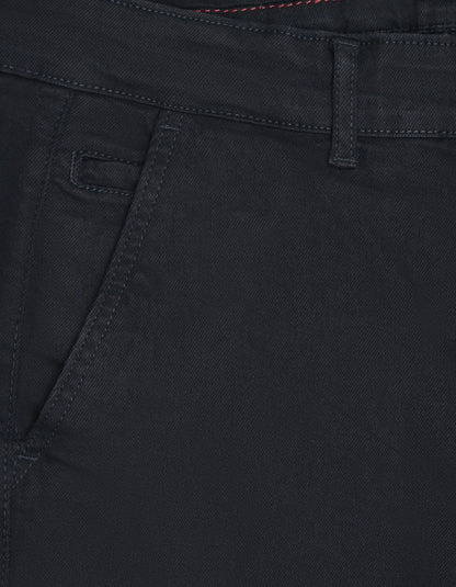 Men's Cross Pocket Black Jeans