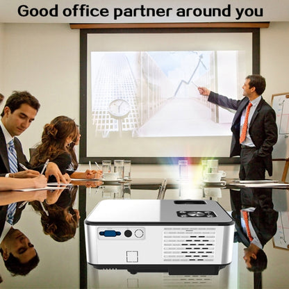 Cheerlux C9 1920x1080P HD Same Screen Smart Projector, Support HDMI x 2 / USB x 2 / VGA / AV (Black)