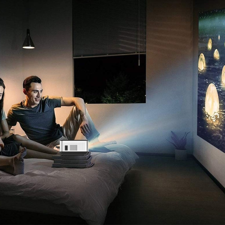 Cheerlux C9 1920x1080P HD Same Screen Smart Projector, Support HDMI x 2 / USB x 2 / VGA / AV (Black)