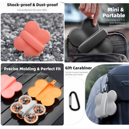 For DJI Neo Sunnylife Butterfly Storage Box Anti-collision Anti-scratch Protection Case (Black)