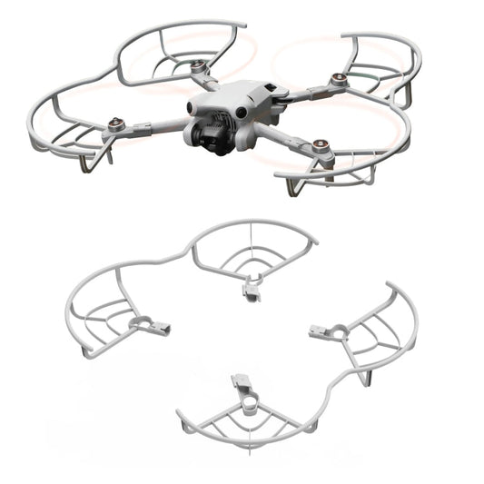 Pour DJI Mini 4 Pro Sunnylife N4P-KC712 Protection d'hélice de drone Bague anti-collision (Gris)