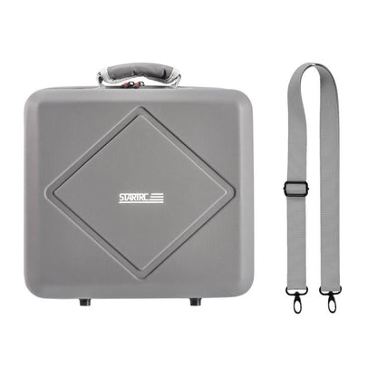 For DJI Air 3 / Air 3S / Avata 2 STARTRC Dual-Drone Shoulder Storage Bag PU Handbag (Grey)