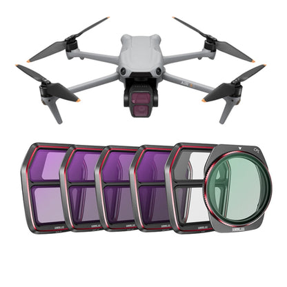 For DJI Air 3S STARTRC 6 in 1 ND8 ND16 ND32 ND64 UV CPL Lens Filter