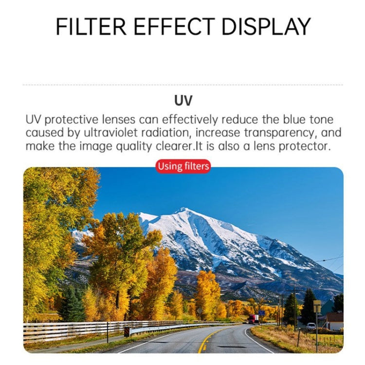 For DJI Air 3S STARTRC 6 in 1 ND8 ND16 ND32 ND64 UV CPL Lens Filter