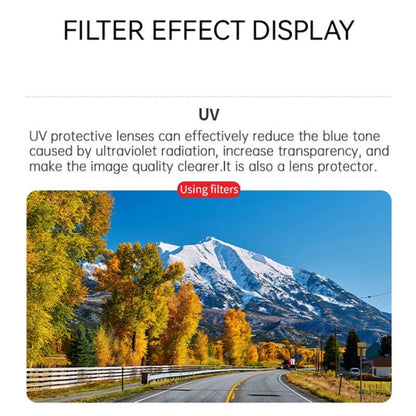 For DJI Air 3S STARTRC 6 in 1 ND8 ND16 ND32 ND64 UV CPL Lens Filter