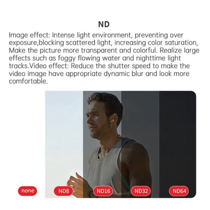 For DJI Air 3S STARTRC 6 in 1 ND8 ND16 ND32 ND64 UV CPL Lens Filter