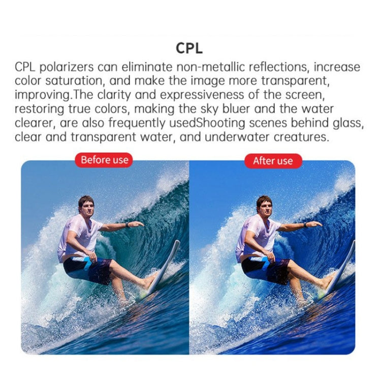 For DJI Air 3S STARTRC 6 in 1 ND8 ND16 ND32 ND64 UV CPL Lens Filter