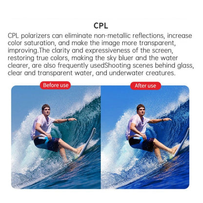 For DJI Air 3S STARTRC 6 in 1 ND8 ND16 ND32 ND64 UV CPL Lens Filter