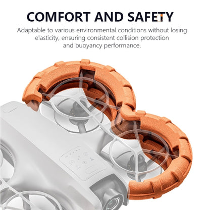 For DJI Neo STARTRC Light Anti-Sink Floating Propeller Guard Bumper (Orange)