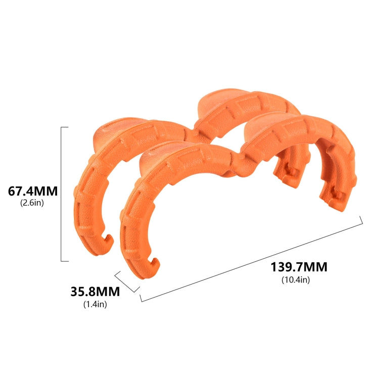 For DJI Neo STARTRC Light Anti-Sink Floating Propeller Guard Bumper (Orange)