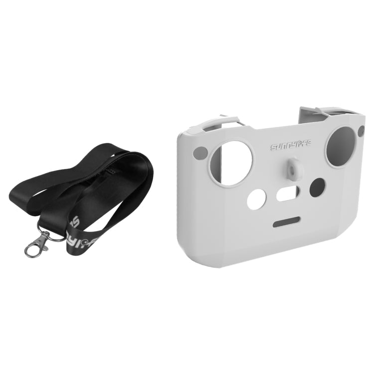 Pour DJI Neo / Mini 4 Pro / RC-N3 / RC-N2 / RC-N1 Étui de protection en silicone Sunnylife pour manette avec dragonne (gris)