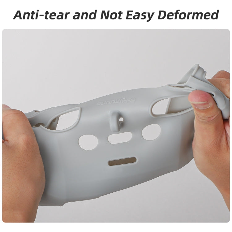 Pour DJI Neo / Mini 4 Pro / RC-N3 / RC-N2 / RC-N1 Étui de protection en silicone Sunnylife pour manette avec dragonne (gris)