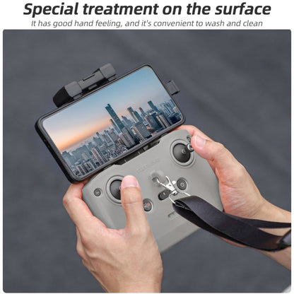 Pour DJI Neo / Mini 4 Pro / RC-N3 / RC-N2 / RC-N1 Étui de protection en silicone Sunnylife pour manette avec dragonne (gris)