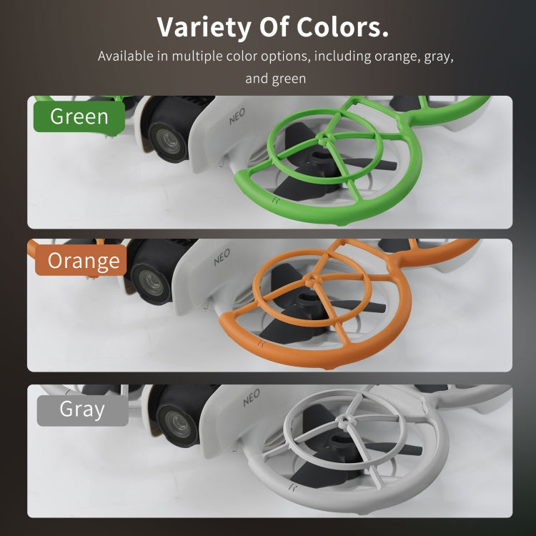 Pour DJI Neo STARTRC Drone Hélice Protection Anti-collision Anneau (Vert)