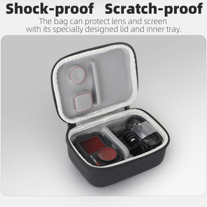 For DJI Osmo Action 5 Pro / 4 / 3 Sunnylife Portable Carrying Case Mini Standard Combo Bag (Orange)