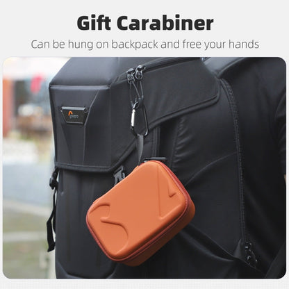 For DJI Osmo Action 5 Pro / 4 / 3 Sunnylife Portable Carrying Case Mini Standard Combo Bag (Orange)