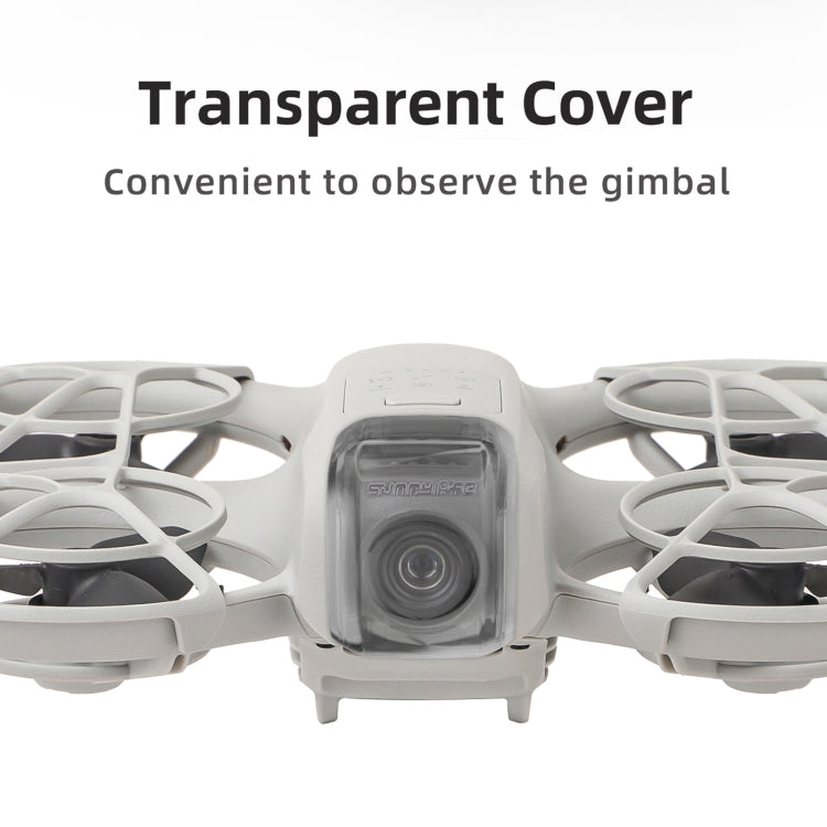 For DJI Neo Sunnylife Integrated Gimbal Protector Camera Lens Cover (Clear Grey)