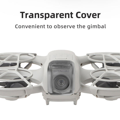 For DJI Neo Sunnylife Integrated Gimbal Protector Camera Lens Cover (Clear Grey)