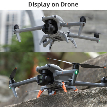 For DJI Air 3S / 3 Sunnylife Landing Gear Extensions Heightened Spider Gears Support Leg (Orange)