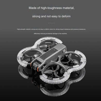 For DJI Avata 2 STARTRC Central Control TPU Protective Guard Anti-collision Ring Cover (Transparent)