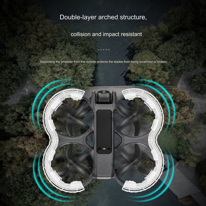 For DJI Avata 2 STARTRC Central Control TPU Protective Guard Anti-collision Ring Cover (Transparent)