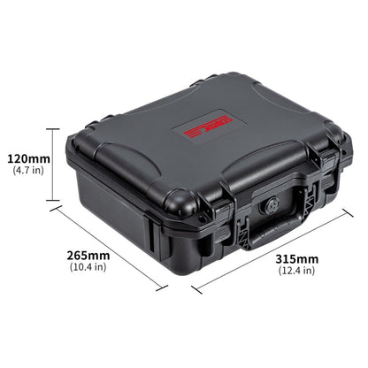 For DJI Osmo Action 5 Pro STARTRC Waterproof EVA ABS Dual-layer Suitcase Storage Box (Black)