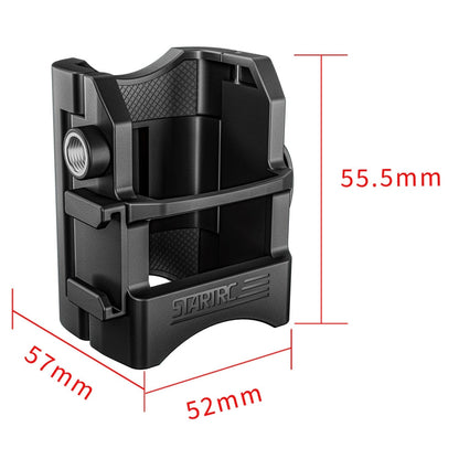 Pour DJI OSMO Pocket 3 STARTRC Support de montage fixe multifonctionnel et adaptateur d'extension (Noir)