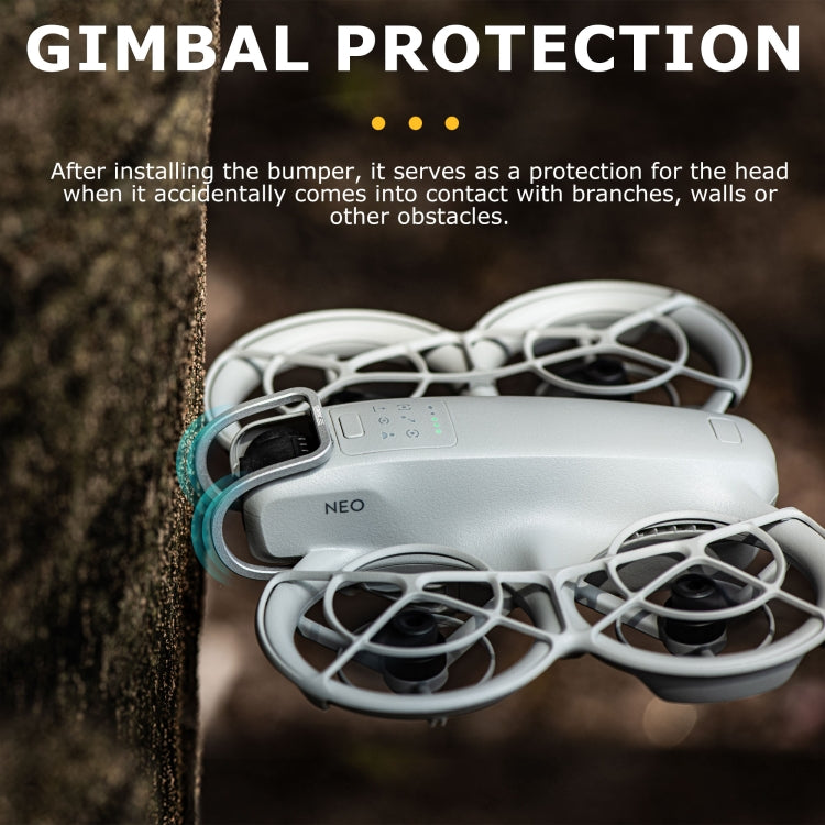 For DJI Neo STARTRC Gimbal Lens Anti-collision Aluminum Alloy Guard Bumper (Silver)