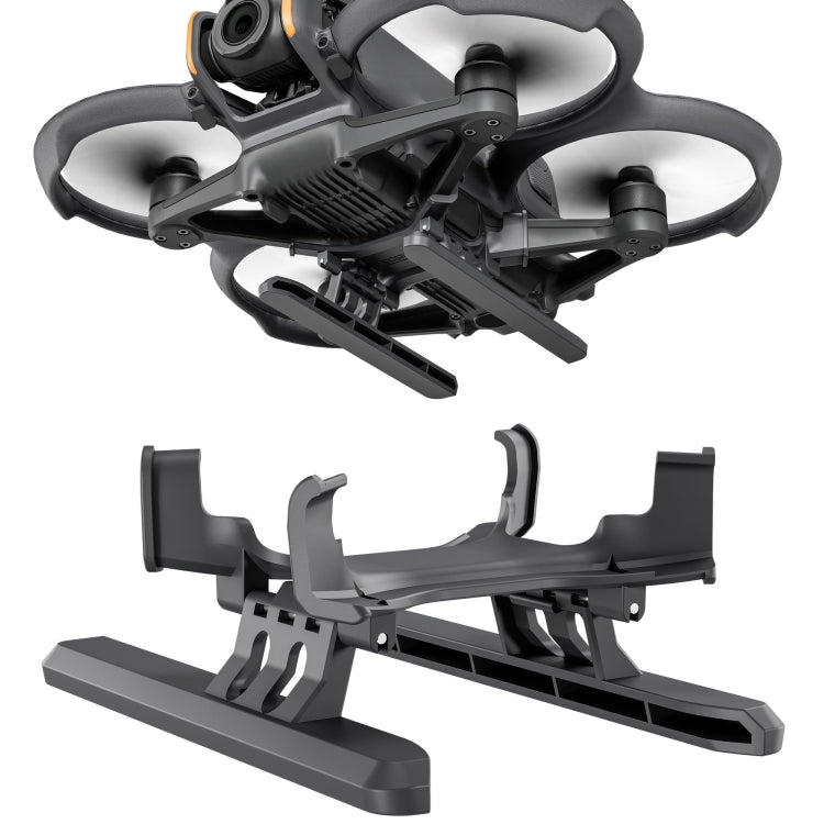 For DJI AVATA 2 STARTRC Folding Heightened Landing Gear Training Rack (Black)