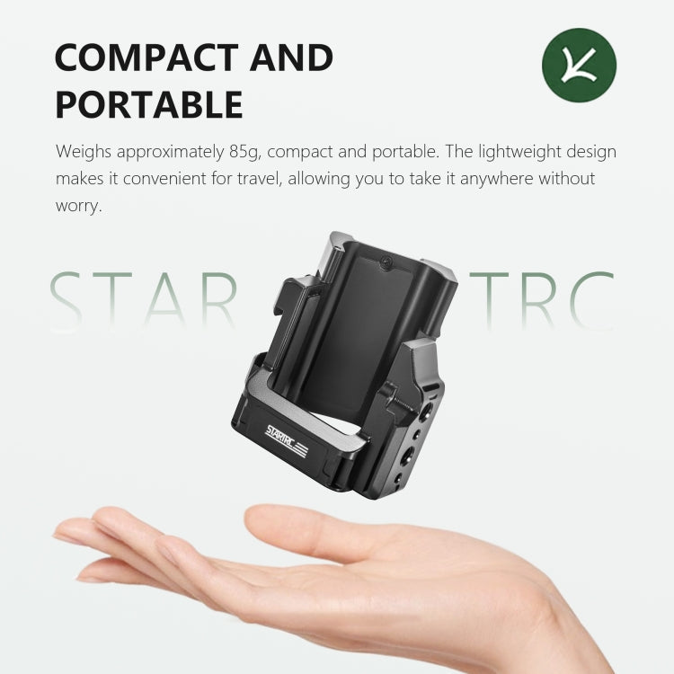For DJI OSMO Pocket 4 / 3 STARTRC Metal Protection Frame Cage Expansion Adapter Bracket (Black)