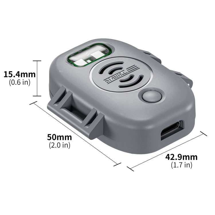 Pour DJI Neo STARTRC Drone Alarm Tracker (Gris)