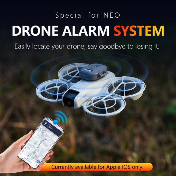 Pour DJI Neo STARTRC Drone Alarm Tracker (Gris)