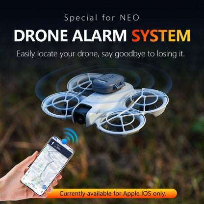 Pour DJI Neo STARTRC Drone Alarm Tracker (Gris)