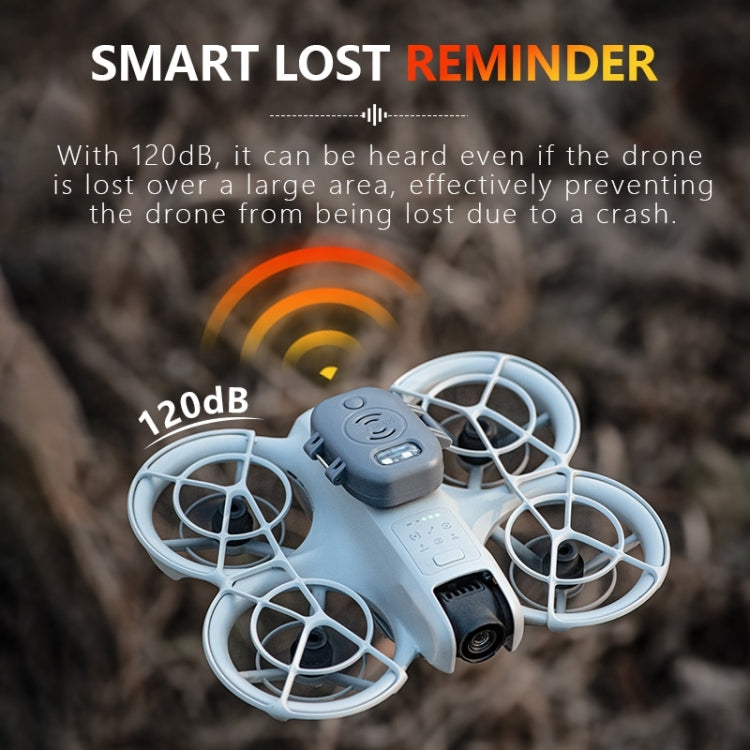Pour DJI Neo STARTRC Drone Alarm Tracker (Gris)