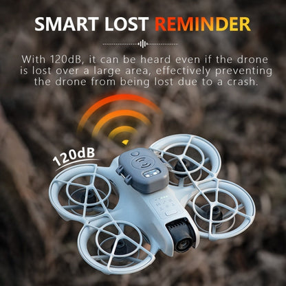 Pour DJI Neo STARTRC Drone Alarm Tracker (Gris)