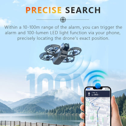 Pour DJI Neo STARTRC Drone Alarm Tracker (Gris)