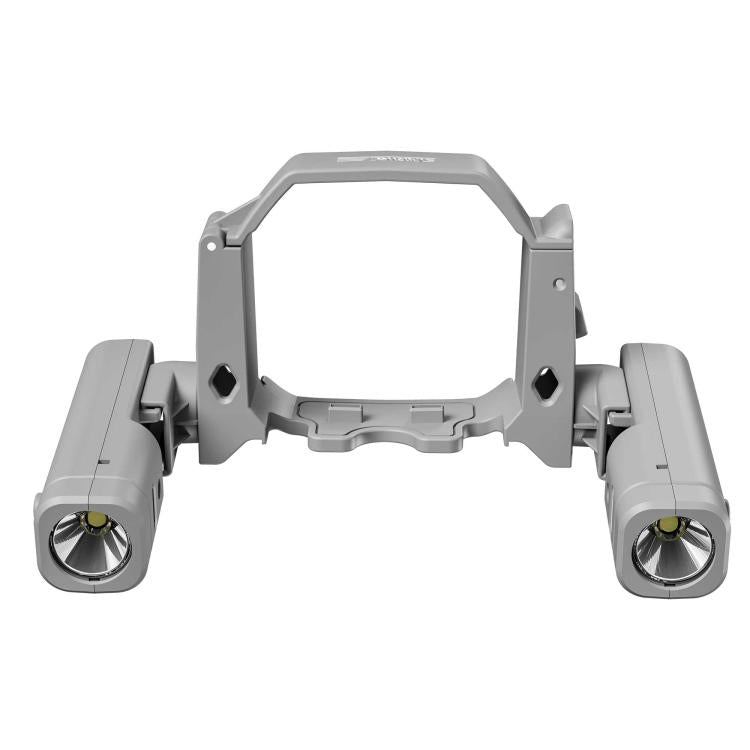 Pour DJI Mini 4 Pro STARTRC Phare de navigation nocturne Projecteur LED Lampe torche Rechargeable Éclairage de remplissage Lampe de signalisation (Gris)