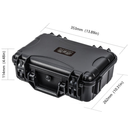 For DJI Neo STARTRC Waterproof PP Suitcase Shoulder Storage Box (Black)