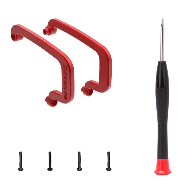 Pour DJI Avata 2 Sunnylife, pare-chocs antichoc en aluminium pour cardan (rouge)