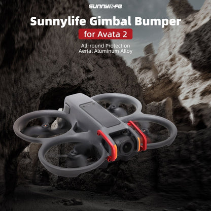 Pour DJI Avata 2 Sunnylife, pare-chocs antichoc en aluminium pour cardan (rouge)