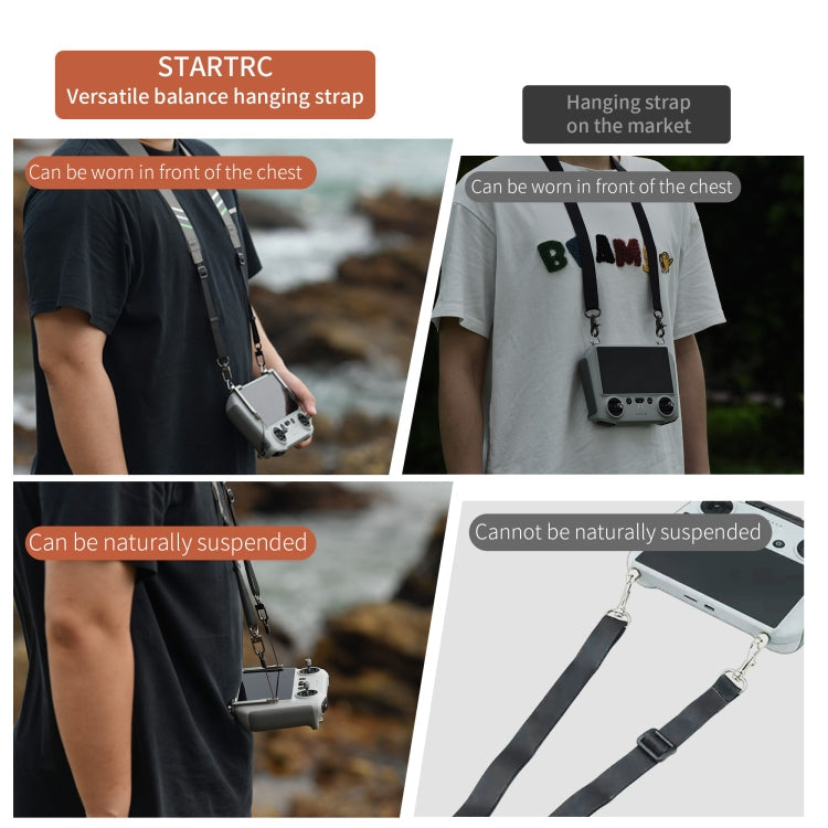Pour DJI RC / RC 2 STARTRC Kit de Sangle de Cou avec Système d'Auto-Équilibrage